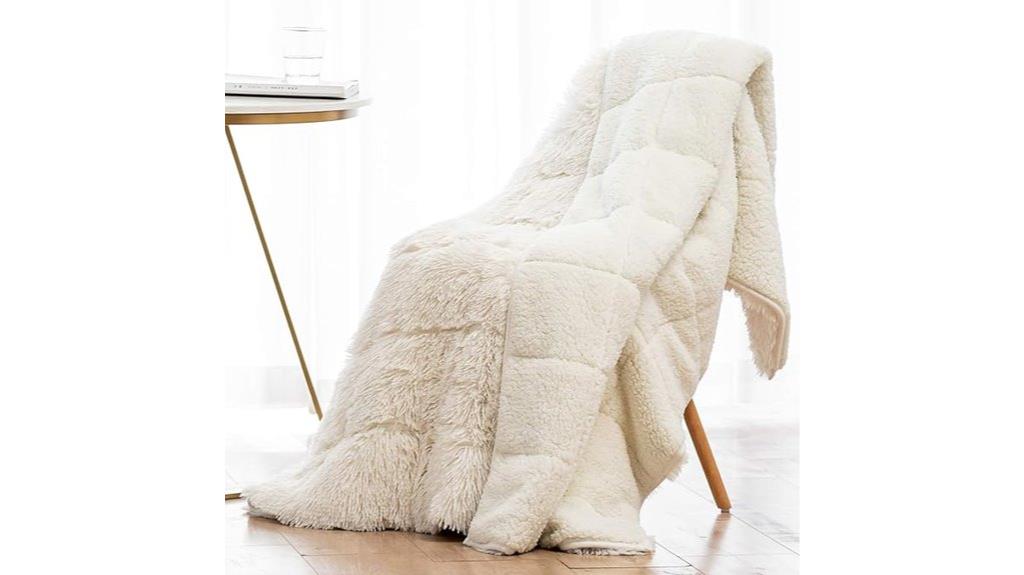 shaggy long fur blanket