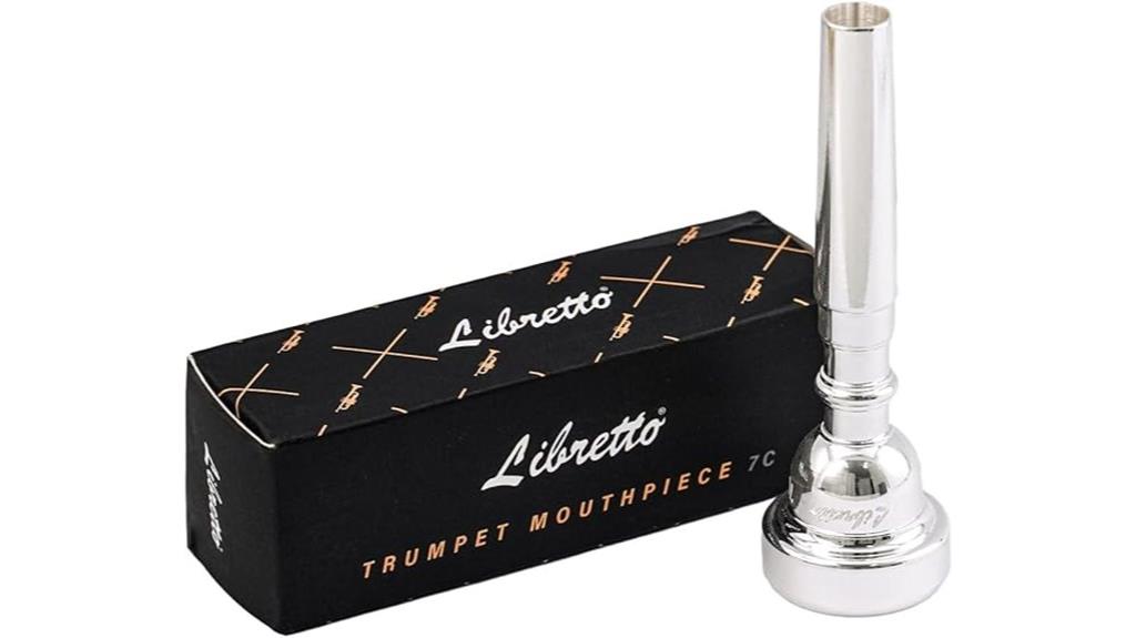 silver plated trumpet mouthpiece