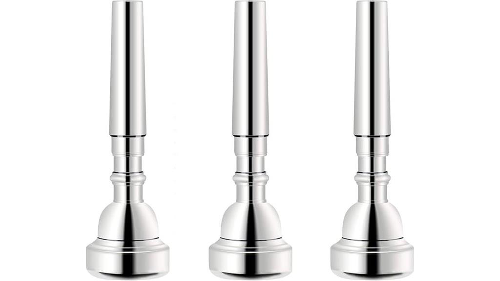 silver plated trumpet mouthpieces