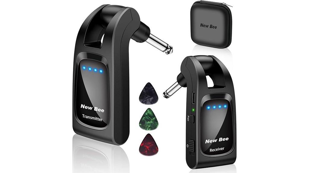 six channel wireless guitar system