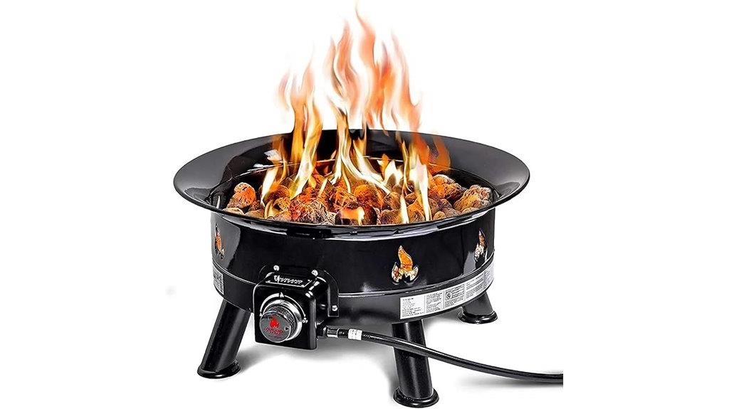 smokeless outdoor fire pit