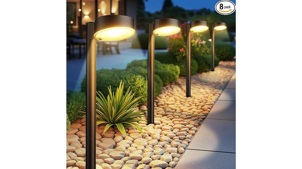 solar pathway lights pack