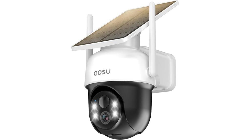 solar powered outdoor security camera