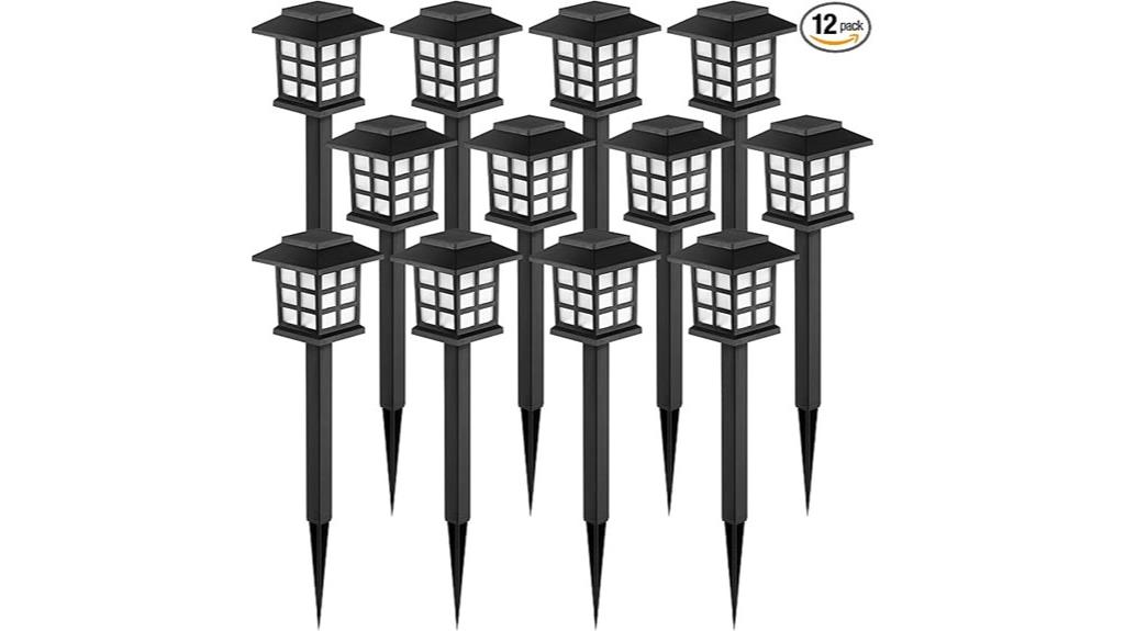 solar walkway lights pack
