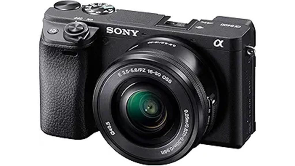 sony a6400 with kit lens