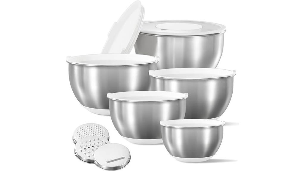 stainless steel mixing bowls