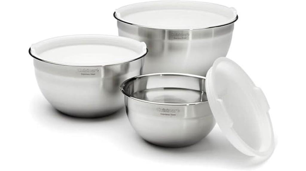 stainless steel mixing bowls
