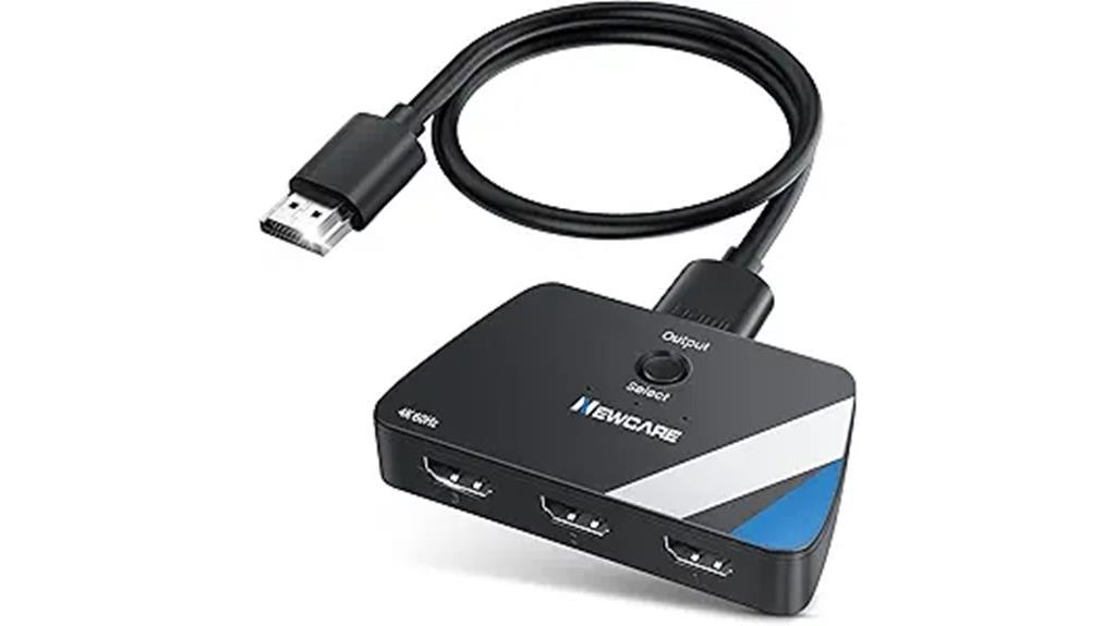 three in one hdmi switch