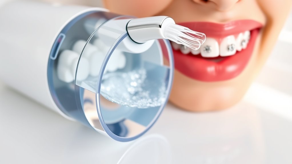 top braces water flossers