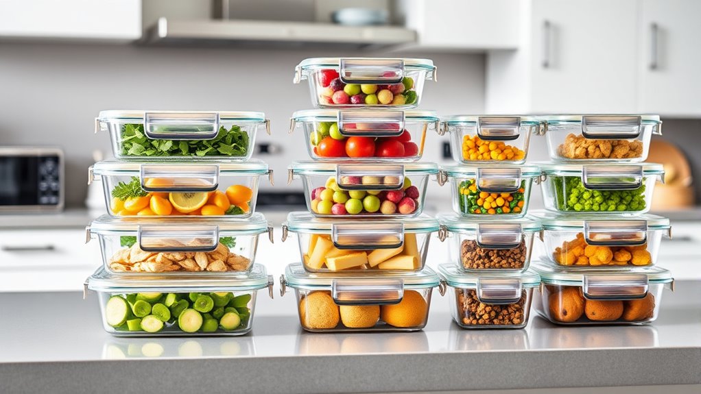 top glass food storage options