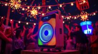top lighted party speakers