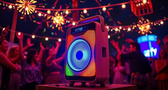 top lighted party speakers