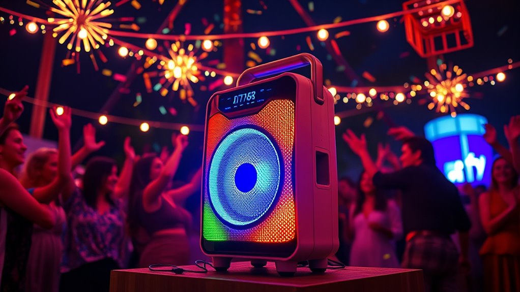 top lighted party speakers