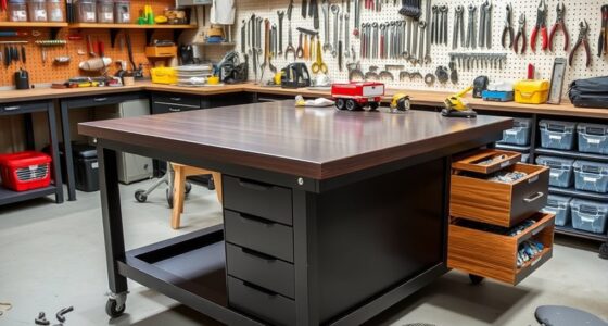 top workbenches with storage