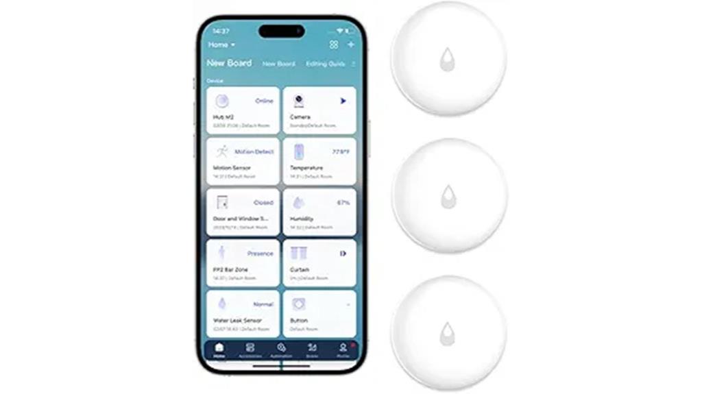 triple pack water leak sensor