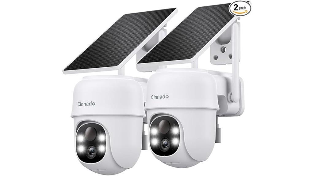 two pack wireless cameras