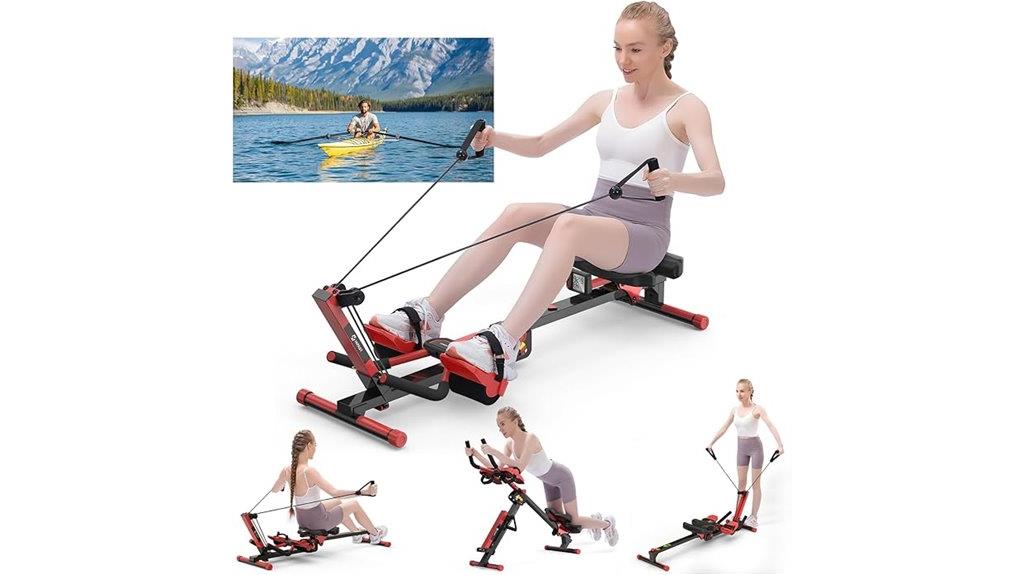 versatile rowing machine display