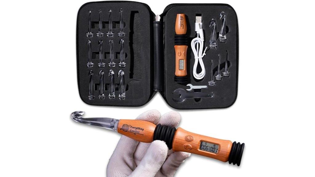 vintage crochet hook set