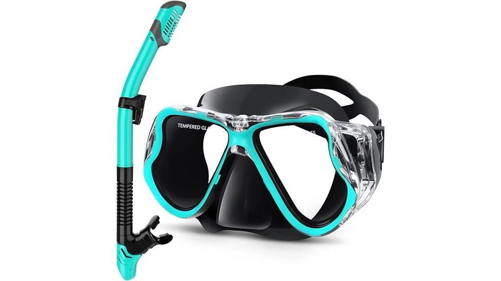 wide view anti fog mask