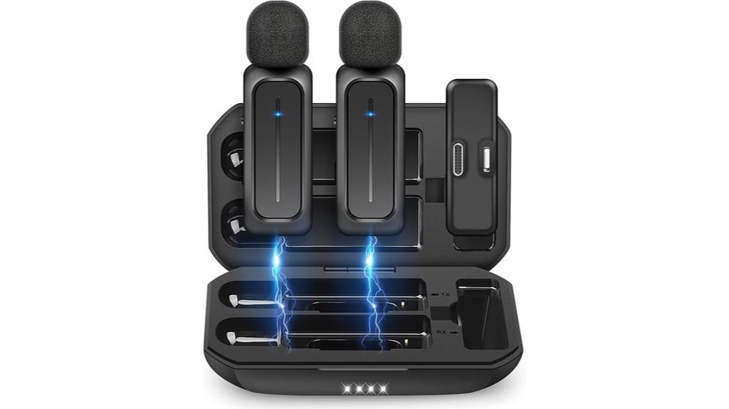 wireless lavalier microphones pack