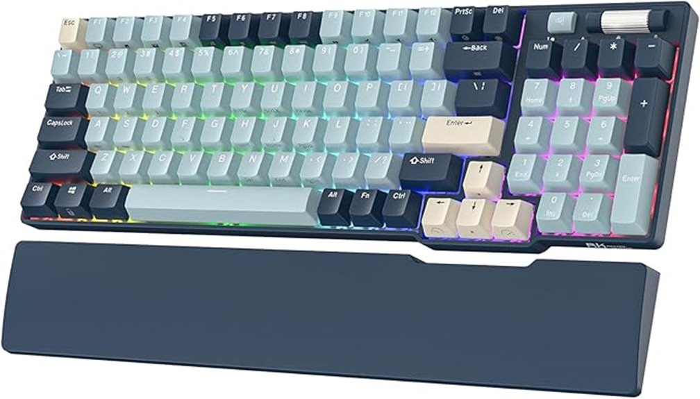 wireless rgb mechanical keyboard