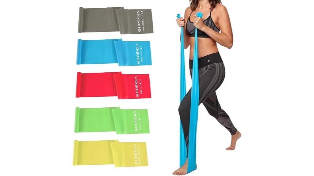 workout and therapy bands
