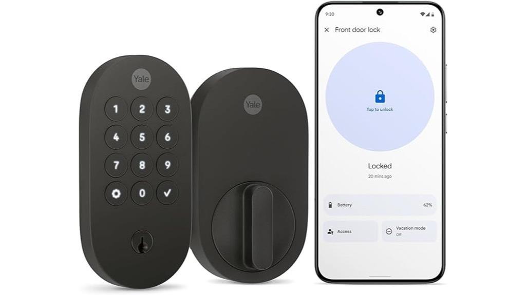 yale black smart lock