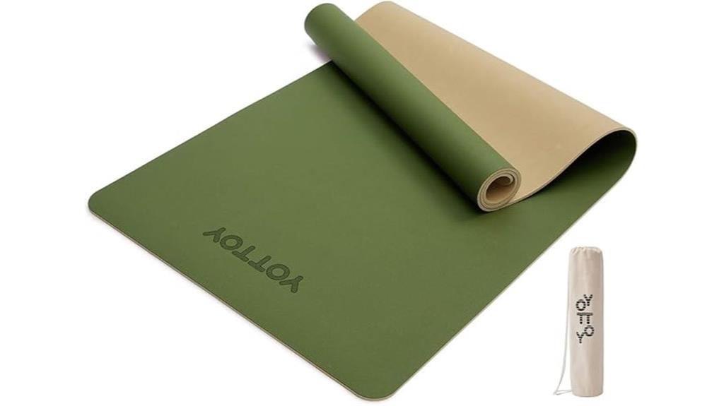 yoga mat with accessories