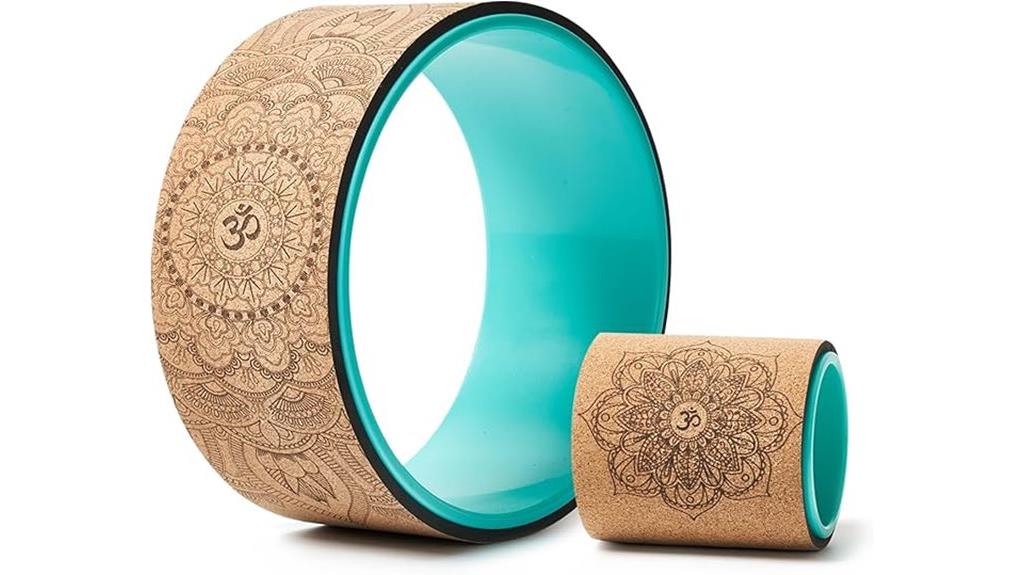 yoga wheel for stretching