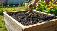 build elevated planting containers