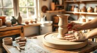 create clay pottery at home