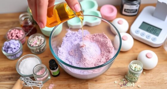 create fizzy colorful bubbles