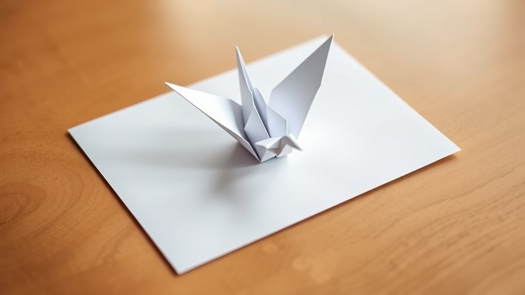fold paper into crane