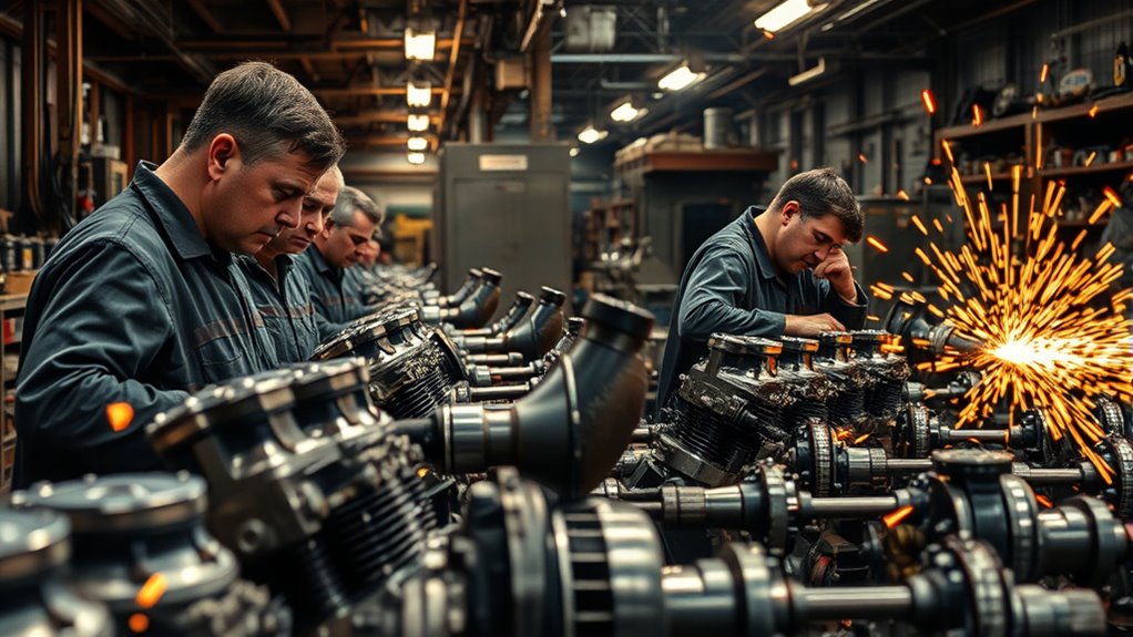 harley davidson manufactures engines