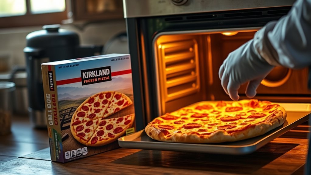 kirkland frozen pizza manufacturer