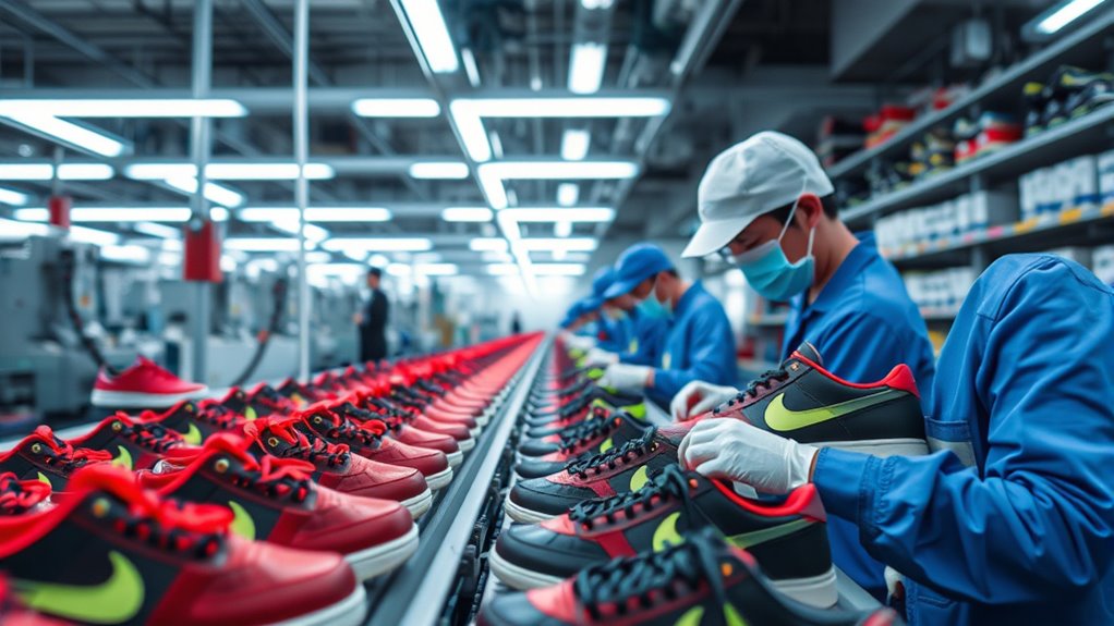 nike shoe manufacturing companies