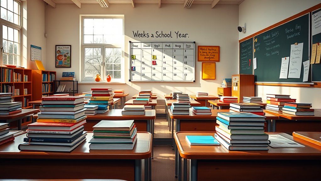 number of school weeks