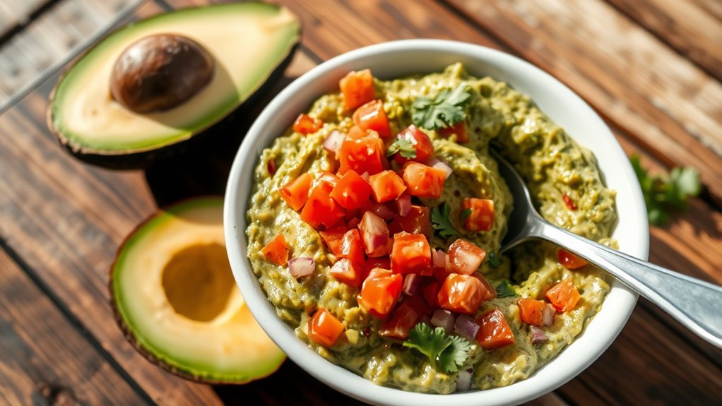 prepare and mash avocados