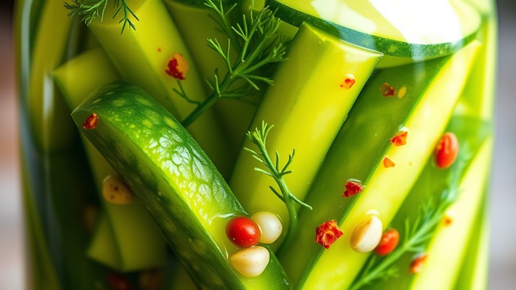 prepare cucumbers and brine