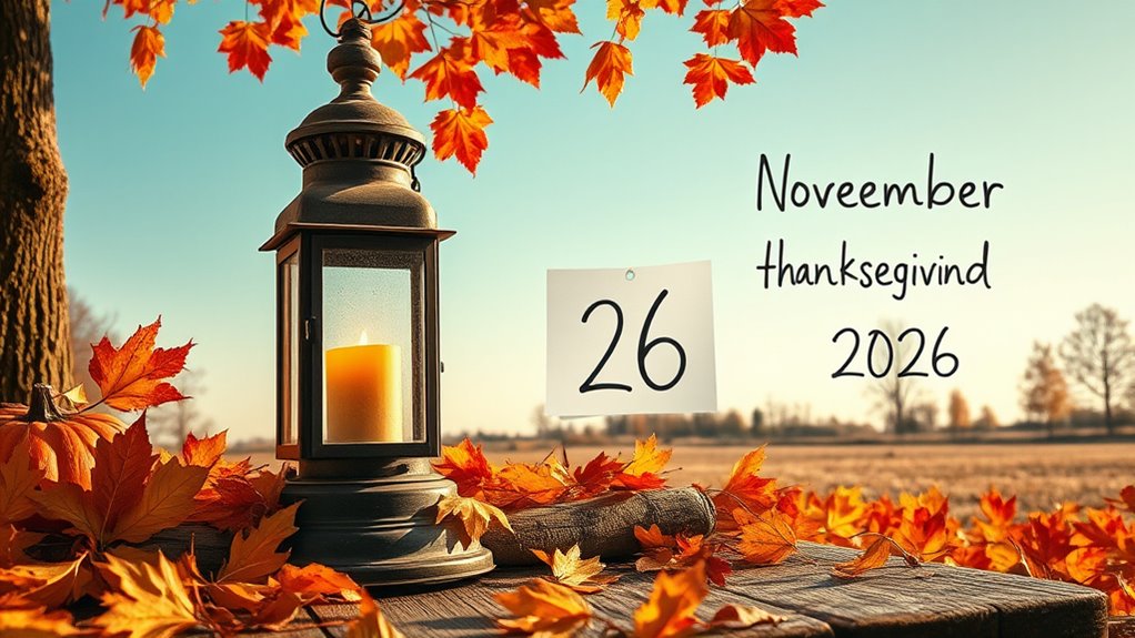 thanksgiving date in 2026
