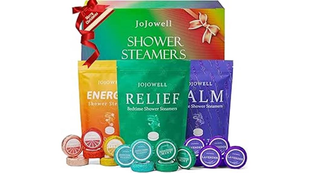 aromatic shower steamers pack