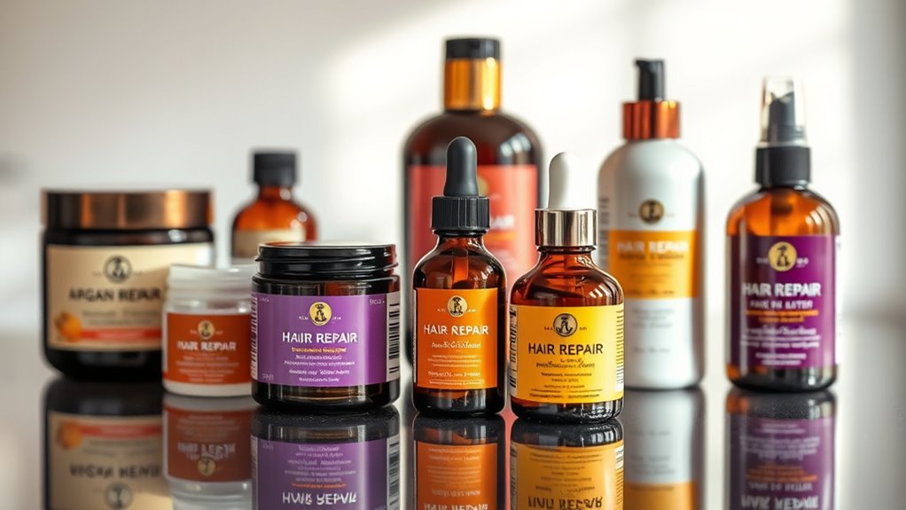 choosing suitable hair repair products