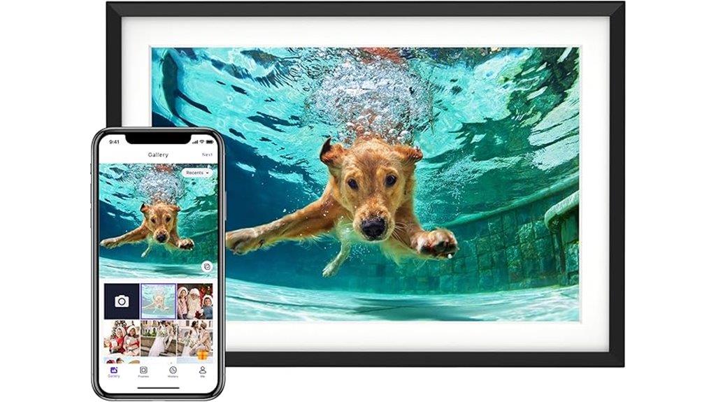 digital frame 32gb storage