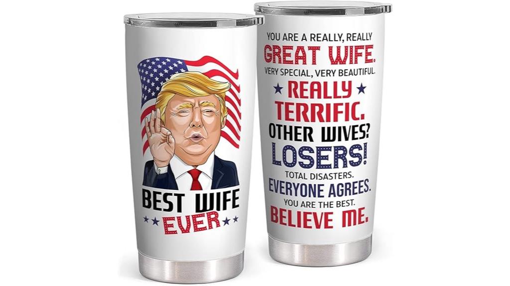 elegant wife gift tumbler