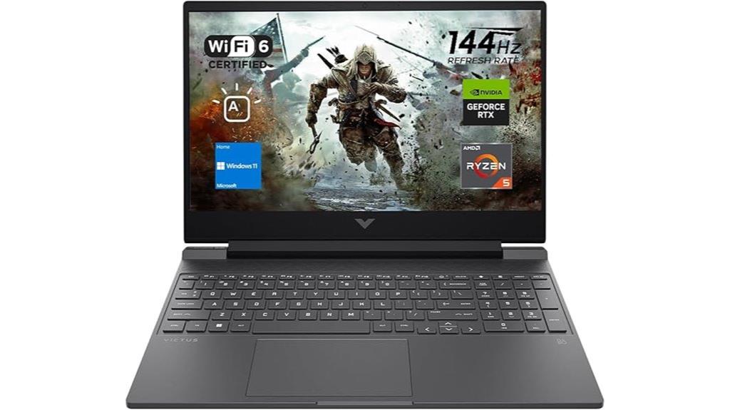 gaming laptop with ryzen 5