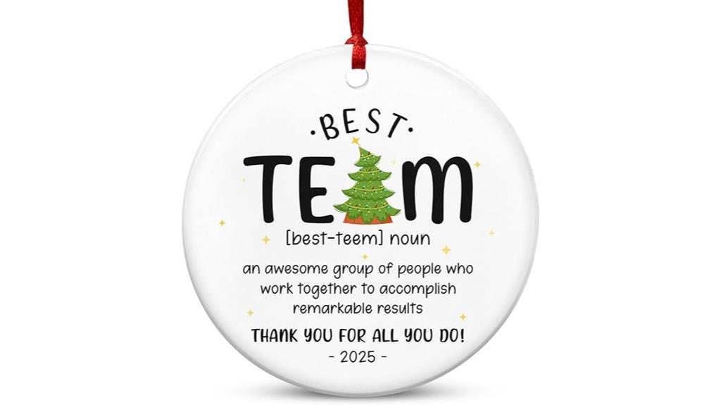 holiday office ornament set