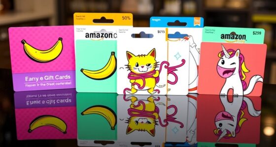 humorous amazon gift card designs