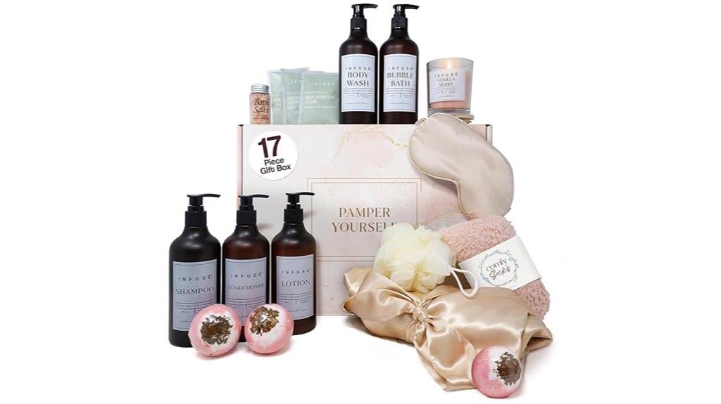 luxury robe self care set