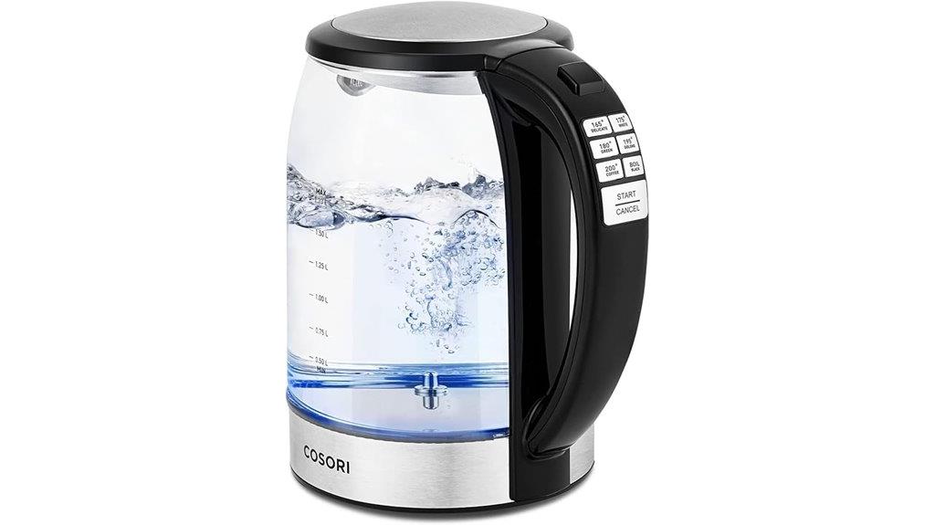 preset safety electric kettle