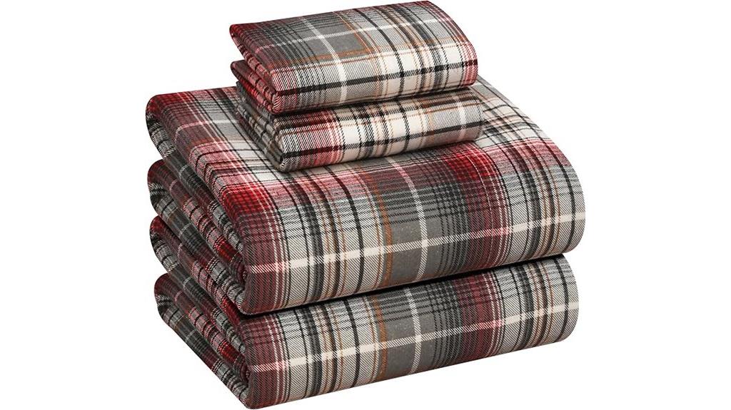 soft queen flannel bedding